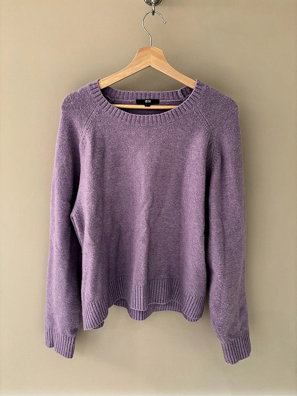 Uniqlo Purple Crew Neck Sweater Like New